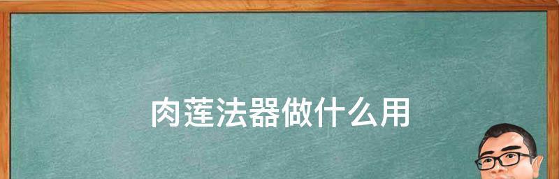 我的门派法器大揭秘——掌握这些神器，成为无敌大师！（探秘我门派的法器作用及用法技巧，助您成为万众瞩目的顶尖高手！）