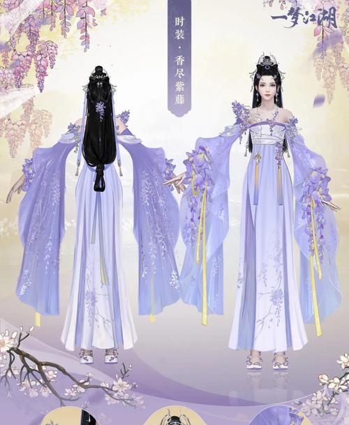 《一梦江湖》锦芳宴时装图片模型预览（华美锦绣，品味江湖风韵；游戏界水准的时装盛宴，不容错过！）