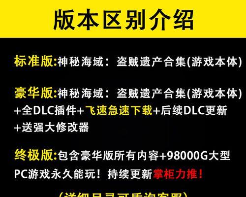 神秘海域：盗贼遗产合集有哪些游戏？如何购买？